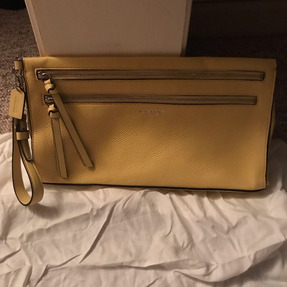 Large Coach wristlet